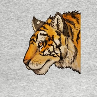 Pondering Tiger T-Shirt